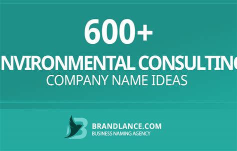 1271 Environmental Consulting Business Name Ideas List