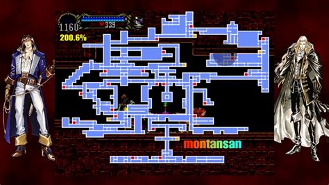2006 Complete Map Castlevania Requiem Symphony Of The Night Youtube