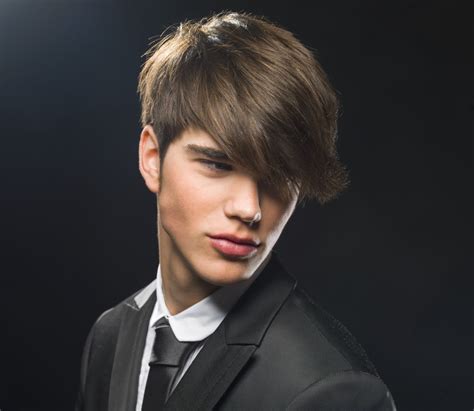 50 Mens Haircut Long Bangs Short Sides