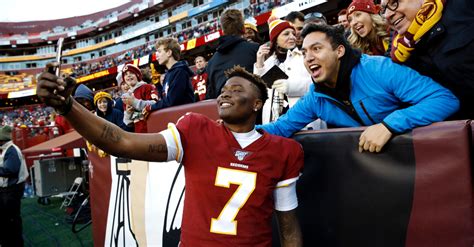 Haskins was disciplined first after he invited a friend to his team's hotel before a game and against last week after he was spotted at a click inside to see what dwayne haskins said in his statement… Dwayne Haskins Misses Final Snap to Take Selfies With Fans ...