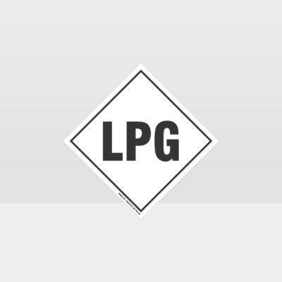 LPG Hazard Sign Hazardous Signs HAZARD SIGNS NZ