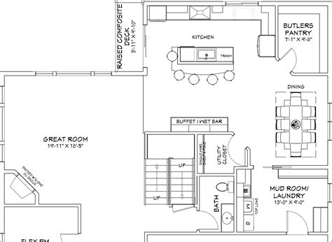 Open Kitchen And Living Room Floor Plans Two Birds Home