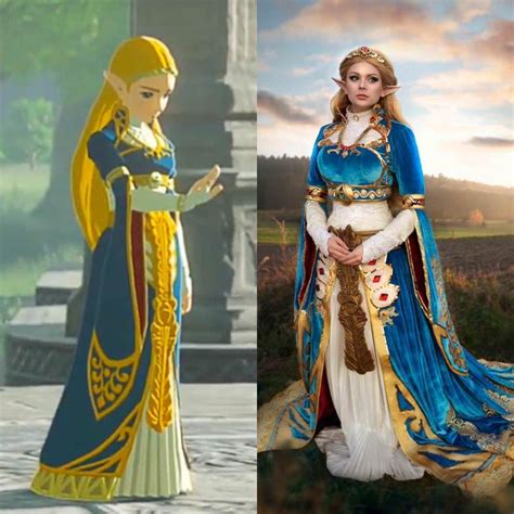 Princess Zelda Cosplay From Breath Of The Wild Gaming Zelda Cosplay Zelda Dress Princess