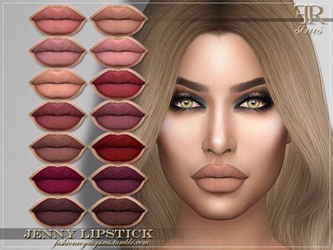 Frs Jenny Lipstick By Fashionroyaltysims At Tsr Sims 4 Updates