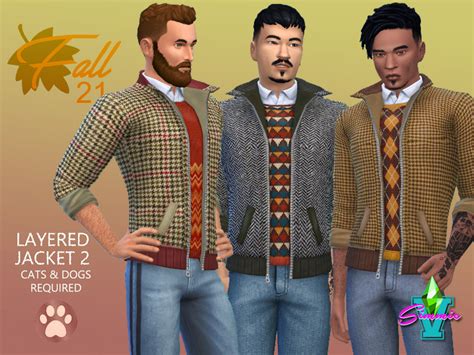 The Sims Resource Simmiev Fall21 Layered Jacket 2