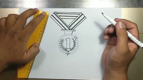 How To Draw A Medal Affairenglish