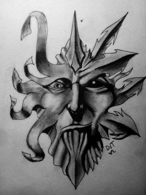 36 Evil Face Tattoo Drawings Ideas Tattoo Drawings Face Tattoo Drawings