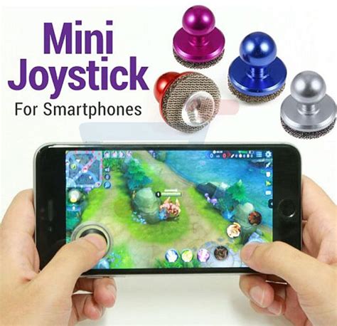Buy Universal Multi Color Mini Joystick Physical Game Fling Touch Screen Rocker For Smartphones