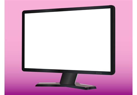 computer monitor   vector art stock