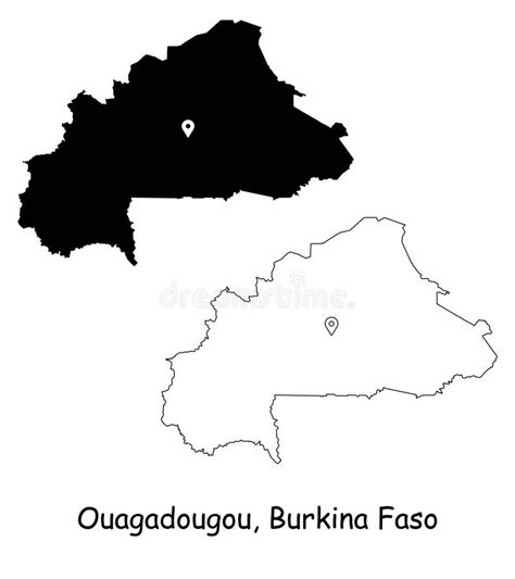 Ouagadougou City Skyline Burkina Faso Stock Vector Illustration Of