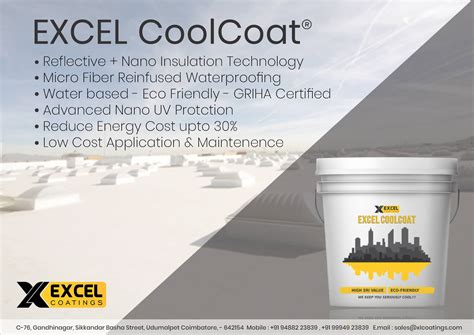 Heat Reflective Roof Paint Excel Coatings