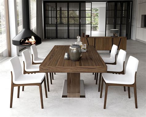 Astor Dining Table Modern Walnut Dining Table