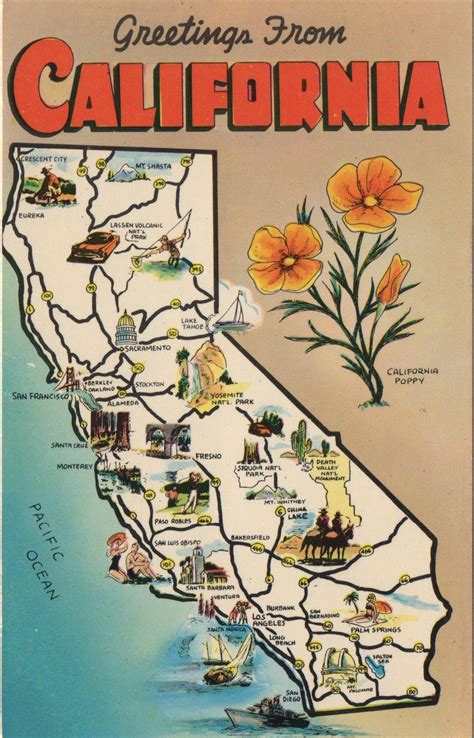 1940s California Postcard Hagins Collection California Postcard