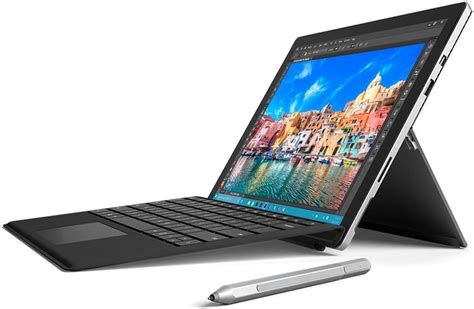 Microsoft Surface Pro 4 123 Inch Tablet With Keyboard Black And Pen