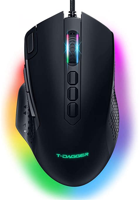 Tg257 T Dagger Programable Rgb Black Wired Gaming Mouse 652261255424