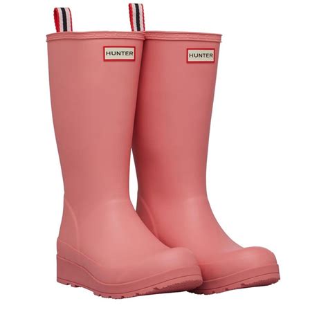 Buy Hunter Original Womens Play Tall Wellington Boots Pink