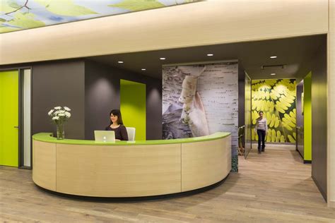 Find & download free graphic resources for medical reception. Curved wood reception desk in waiting room of children's ...