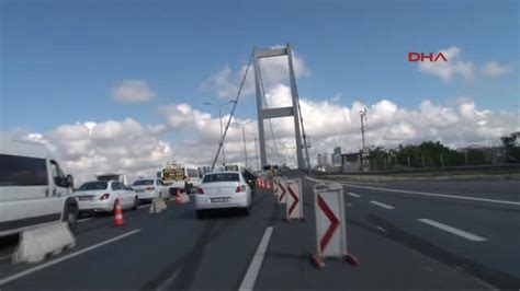 15 temmuz Şehitler köprüsü ndeki Çalışma nedeniyle trafikte yoğunluk yaşanıyor dailymotion video