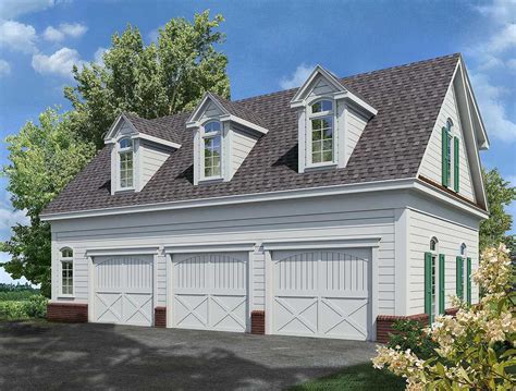 The car garage is a special case. Plan 92076VS: Carriage House with Triple Garage | Carriage house plans, Garage guest house ...