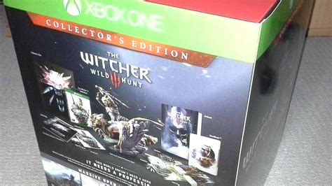 The Witcher 3 Wild Hunt Xbox One Collectors Edition Unboxing Stg