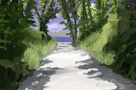 Pngtree provide collection of hd backgrounds about animation scene forest background material. Forest Path Anime Background by wbd on DeviantArt