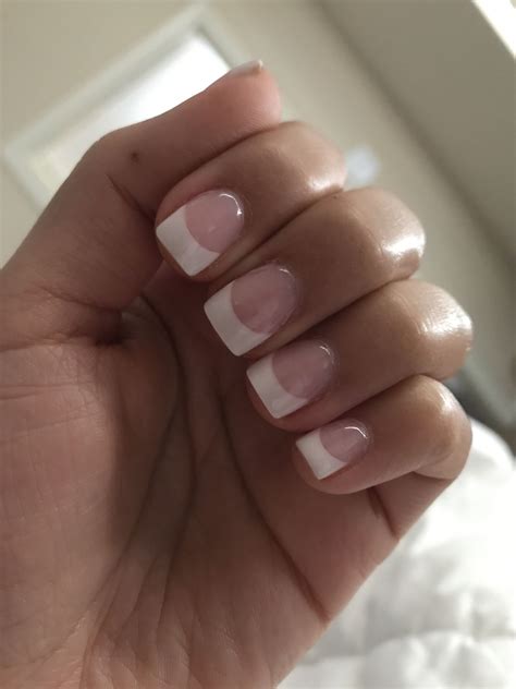 Cute Short French Manicure Short French Tip Nails French Nails