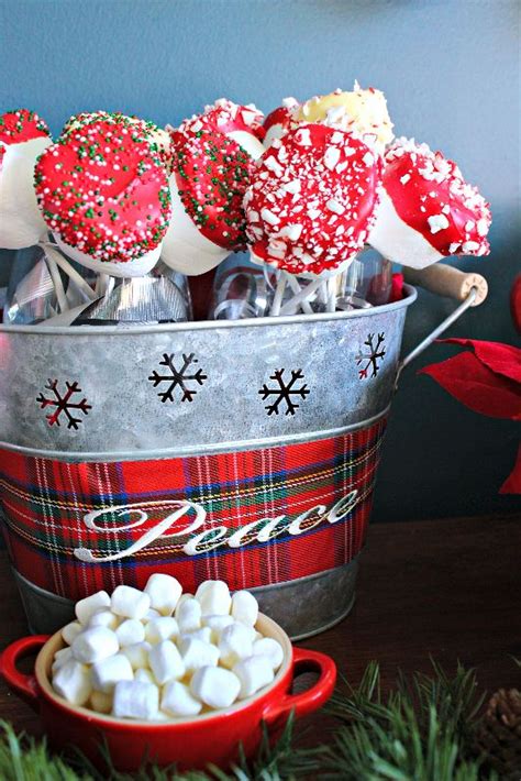 create your own snowman hot cocoa bar