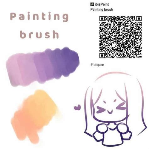 Ibis Paint Brush Qr Code Programas De Desenho Tutoriais De Pintura