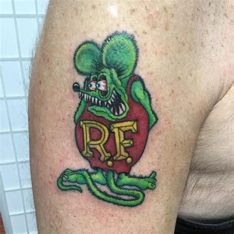 Rat Fink Tattoo Style Zerkalovulcan