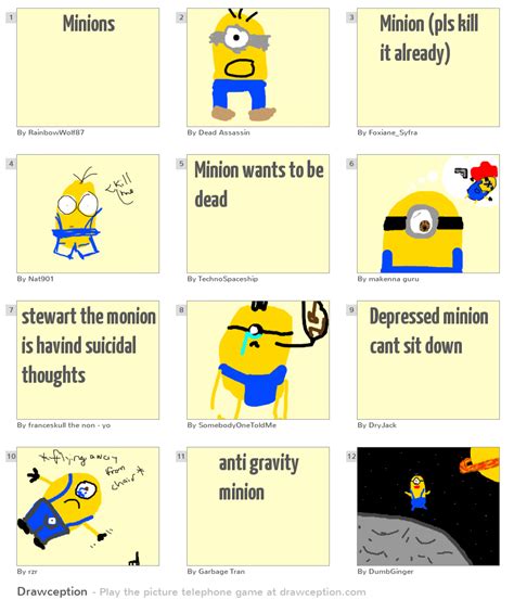 Minions Drawception