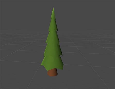 Low Poly Pine Tree By Snell Game Studios