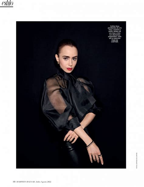Lily Collins In Harpers Bazaar Spain Julyaugust 2022 Hawtcelebs
