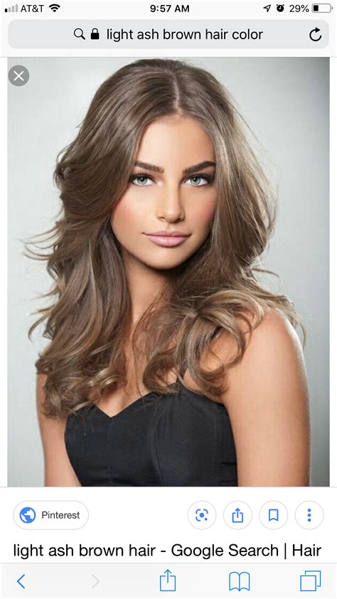 If you prefer a similar color that is lighter, try shade 413, bronze brown or shade 51, medium ash brown, or if you would like to remain in the darkest brown range but try. Pin by Rosanna Tenuta on hair color | Light ash brown hair ...