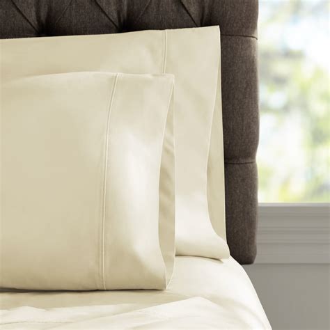 Hotel Style Egyptian Cotton 1000 Thread Count Fresh Ivory Queen Fitted