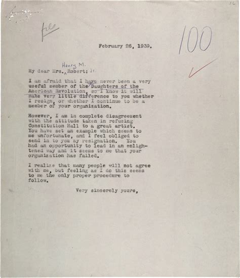 Letter From Eleanor Roosevelt To Mrs Henry Roberts 1 Rediscovering