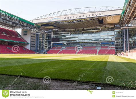 It currently has a capacity of 38,065 for football games, and is the home ground of fc copenhagen and the denmark national football team. Parken Stadium In Copenhagen Editorial Stock Photo - Image ...