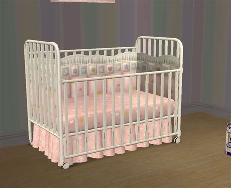 Sunni Sims Bed Ruffle Cribs Sims 4 Toddler Sims Sims Baby