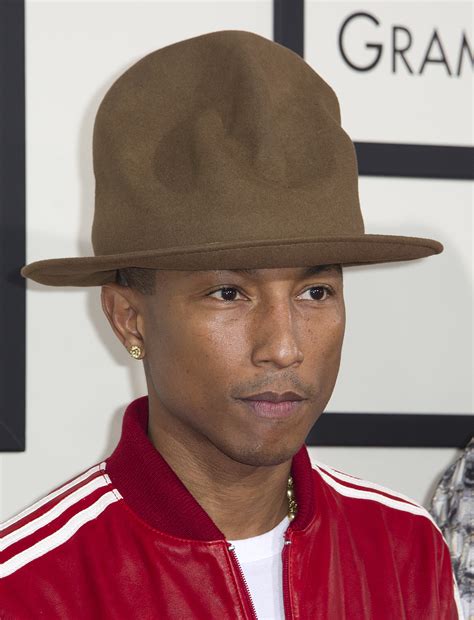 pharrell williams wore an unexpected piece of headgear to sunday s grammy awards