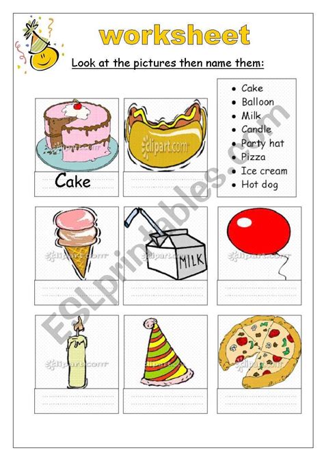 Write The Name Of The Object Esl Worksheet By Glamorous