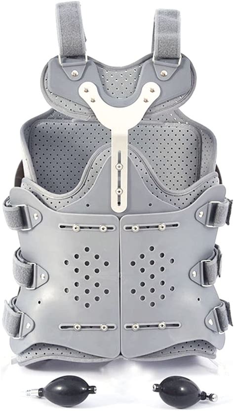 Sqsyqz Full Body Back Brace Support Hard Turtle Shell Jacket For