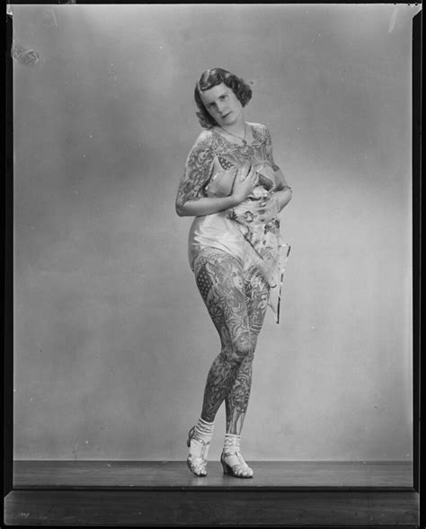 Tattooed Lady Betty Broadbent April A Photo On Flickriver