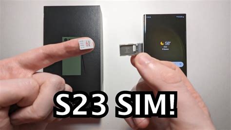 How To Insert Sim Card Samsung Galaxy S23 S23 S23 Ultra No