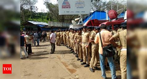 Sabarimala Temple Heavy Police Deployment At Nilackal Strict Instructions Against Those