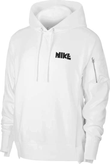 Nike X Sacai White M1 A Hoodie Inc Style
