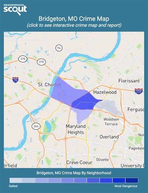 Map Of Bridgeton Missouri Zip Code 63045