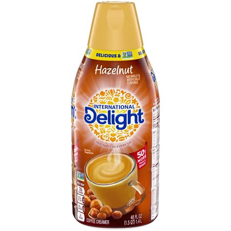 International Delight Hazelnut Liquid Coffee Creamer Shop Coffee