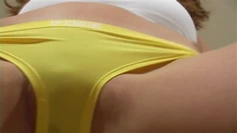 Heather Vandeven Joi Perfection Tight Wet Yellow Pink Panties Fuzzy