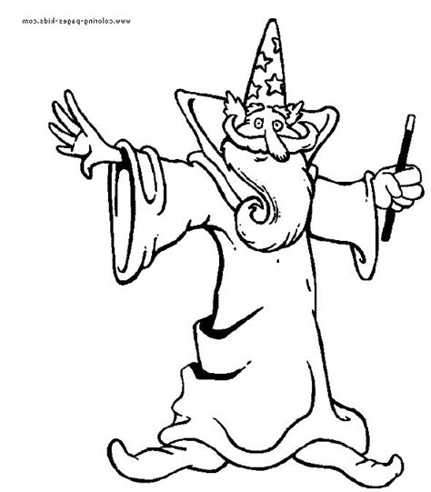 11 Détail Magicien Coloriage Pictures | Zauberer zeichnungen, Zauberer