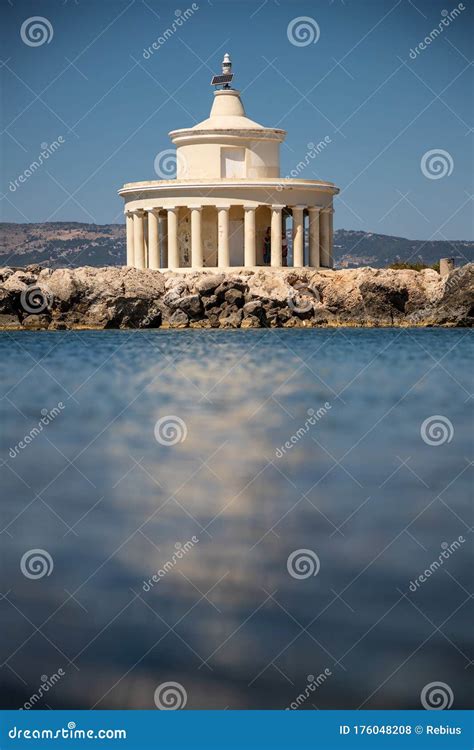 Lighthouse Of Saint Theodore Stock Photo Image Of Mediterranean