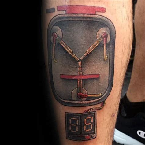 Michael shared a picture of his tattoo on social media, writing: 50 Back To The Future Tattoo Designs For Men - Sci-Fi Ink ...